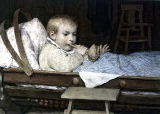 Child in a Cradle