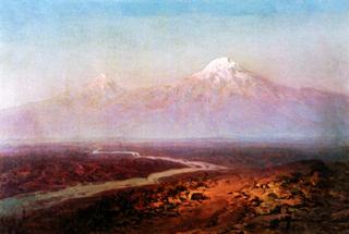 The River Araks and Mountain Ararat