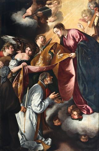 Saint Ildefonso and the Virgin Mary