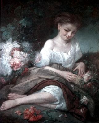 Girl with Flowers
