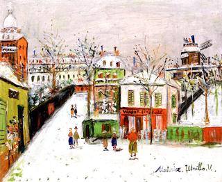 Maquis in the Snow, Montmartre