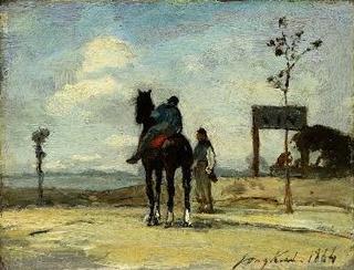 Rider and Figure in Landscape