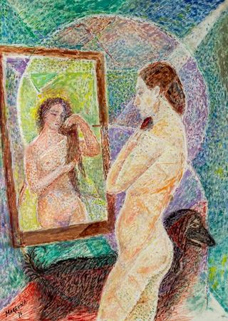 Nude Before a Mirror