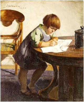 Girl Drawing