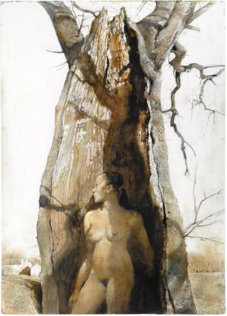 Hide and Seek (Study for Dryad)