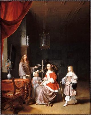 Johannes Meerman family portrait