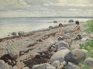 Bathers on a Beach