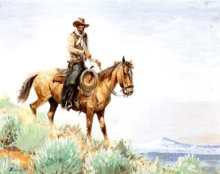 Mounted Cowboy