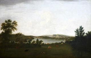 Mount Edgcumbe, and Plymouth Sound, Seen from Saltram, Devon