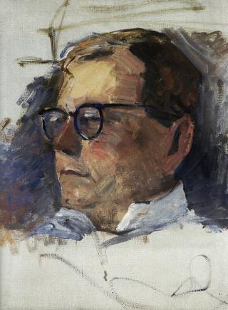 Portrait of Composer Dmitry Shostakovich