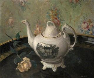 Tea Rose, Still Life with a Teapot