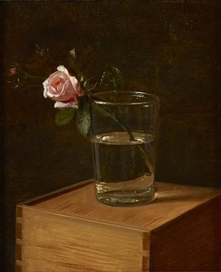 Rose in a Glass