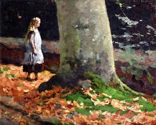 The Daughter of Painter Arntzenius, Péronne, in a Forest