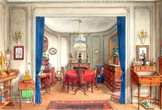 The Dining Room of Alexandre Popoff’s apartment in Paris