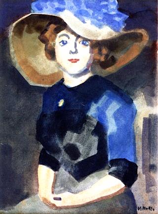 Elegant Lady with Hat