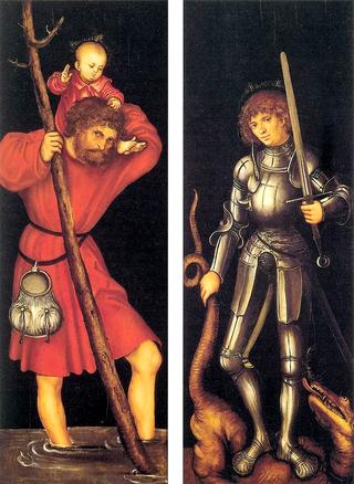 Saints Christopher and George