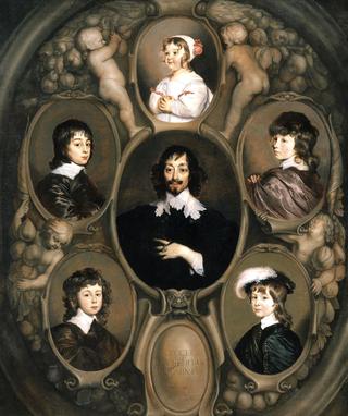 康斯坦丁·惠更斯和他的孩子们的肖像