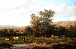 Cattle in the Grassland