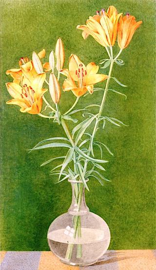 Lilies in a Vase