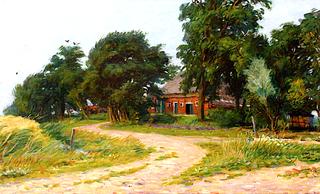 Farmhouse 'De Groene Wierde' near Eekwerd