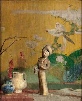 Still Life with Chinese Statue