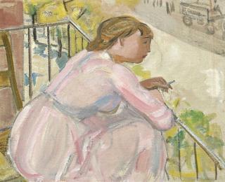 Woman on the Balcony