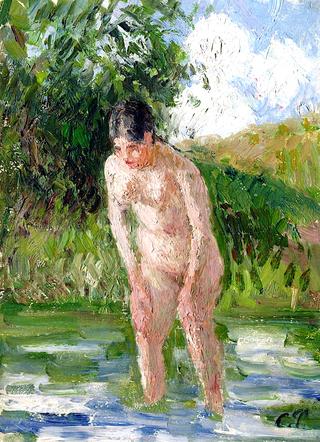 Bather, Feet in the Water
