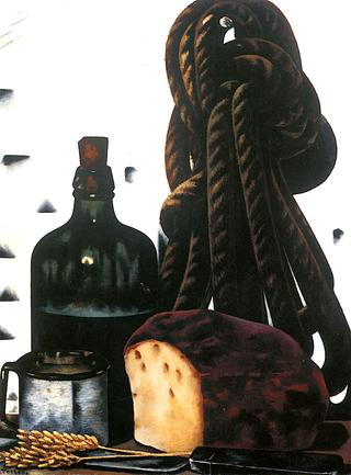 Still Life with Bread, Rope and Bottle