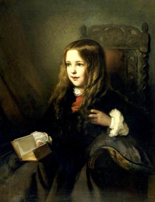 Mrs George Gibbs of Belmont, née Laura Beatrice Elton (1842–1911), as a Young Girl