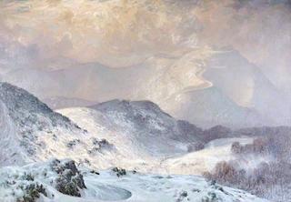 Winter at Malvern, Worcestershire