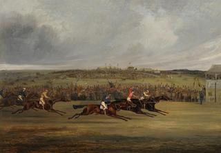 The Finish of the1849 Derby