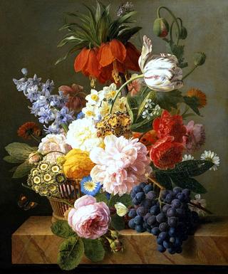 Still Life with Flowers and Fruit