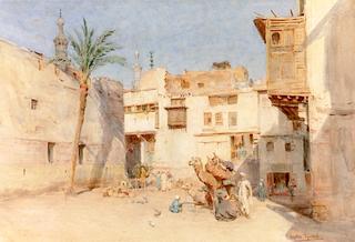 A Sunlit Square in Cairo