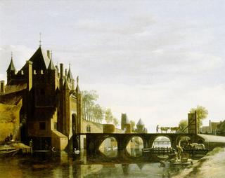 Grote Houtpoort at Haarlem