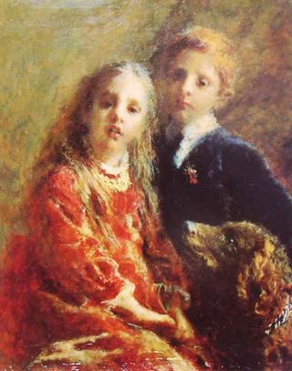 Portrait of Two Children