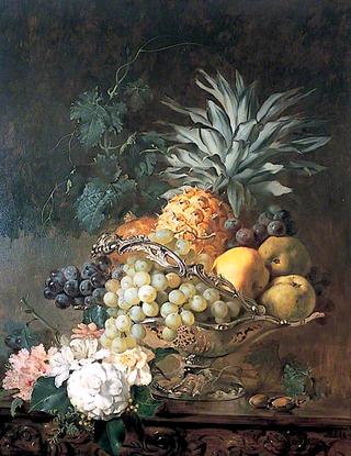 Still Life with Fruit and Flowers