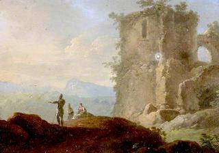 Classical Landscape, with Ruins and Figures