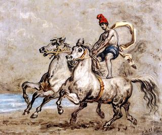 Phrygian Rider with Two Horses