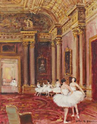 Danseuse au foyer de l'Opéra de Paris