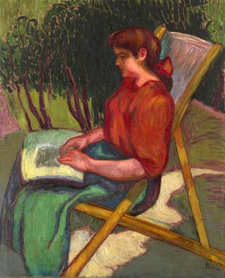 Young Girl Reading