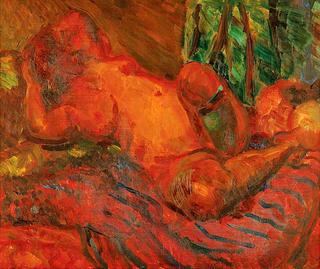 Reclining Red Nude II