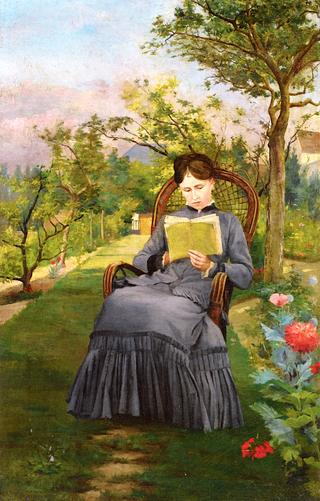 Thérèse Reading in the Park at Meric