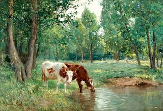 Pastoral Landscape with Cows