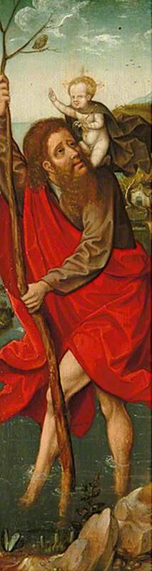 Saint Christopher (triptych, left panel)