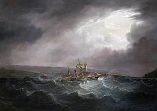 Paddle Steamer 'Whitehaven' in a Storm