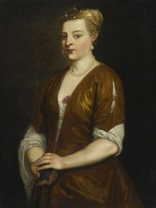 Portrait of a Lady Holding a Kitten