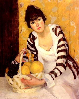 Girl with Fruit