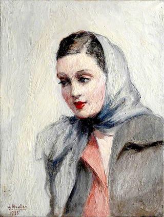 Lady in a Grey Headscarf