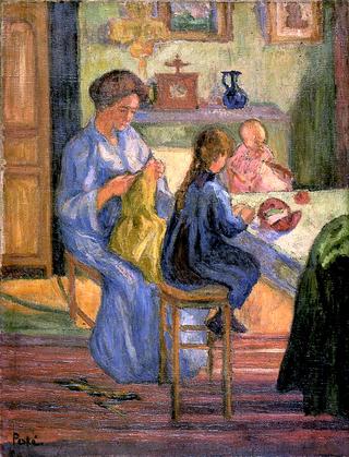 Interior Scene at Bois-le-Roi