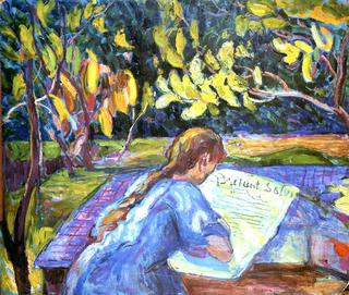 Reading in the Garden